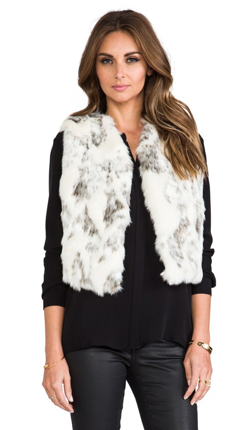 Lila Faux Fur Vest