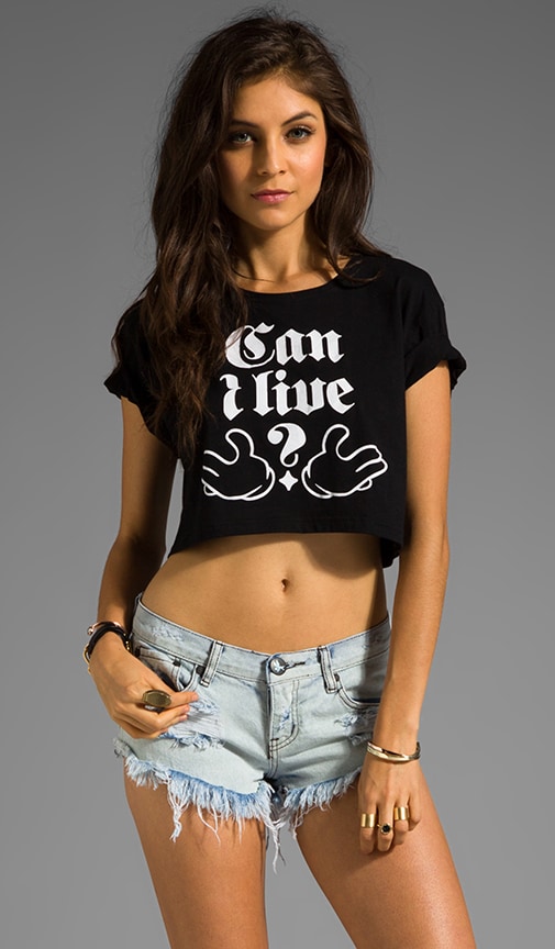 Can I Live Crop Tee
