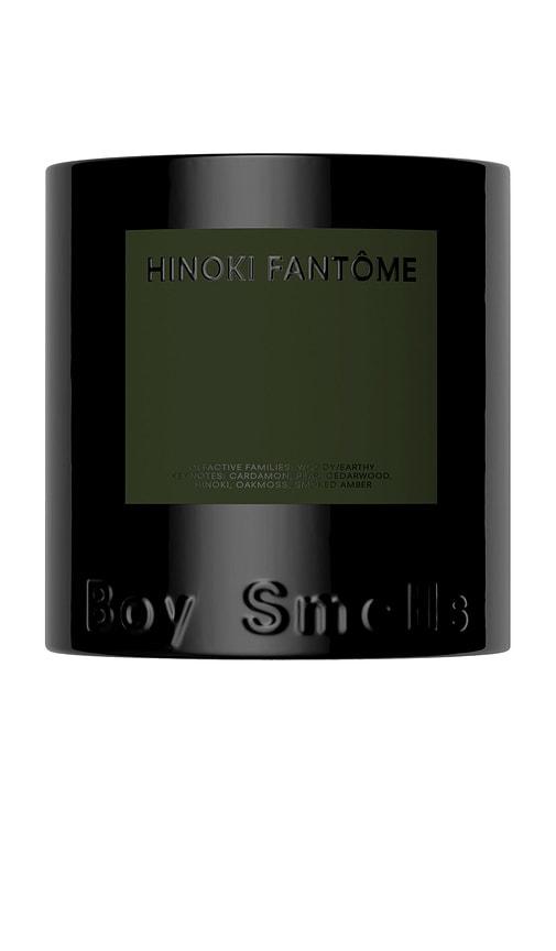 Boy Smells Hinoki Fantome Magnum Scented Candle In Black