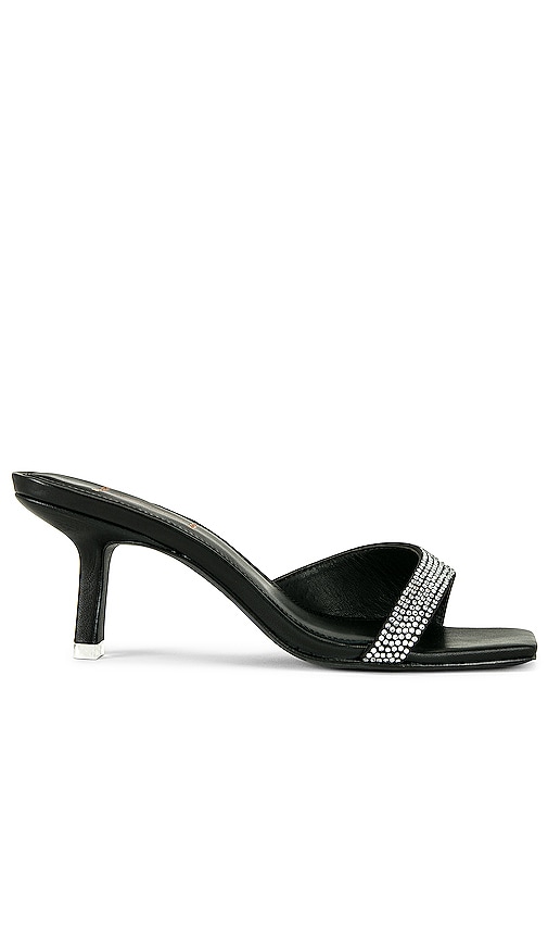 MARLOU MULE IN BLACK SUEDE