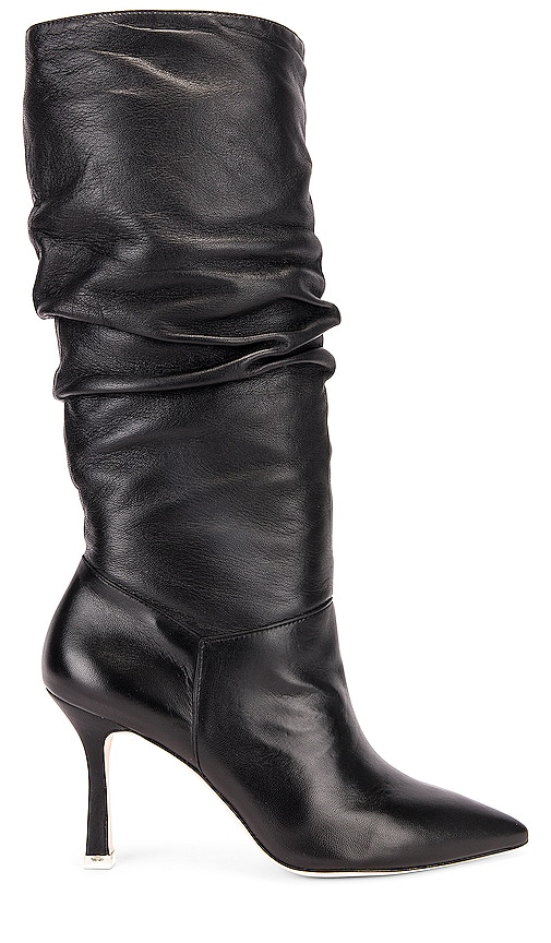 Black Suede Studio Grecia Boots in Black