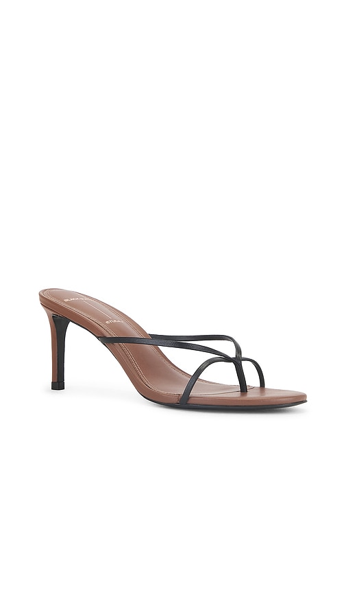 BLACK SUEDE STUDIO JADE 65 SANDAL 