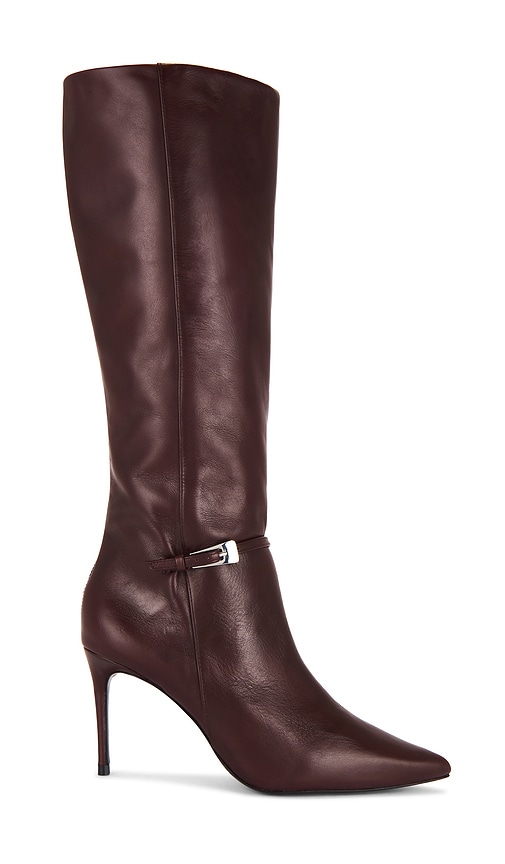 Elodie 100 Boot in Burgundy. - size 36 (also in 37, 38, 39, 40, 41) - BLACK SUEDE STUDIO - Modalova