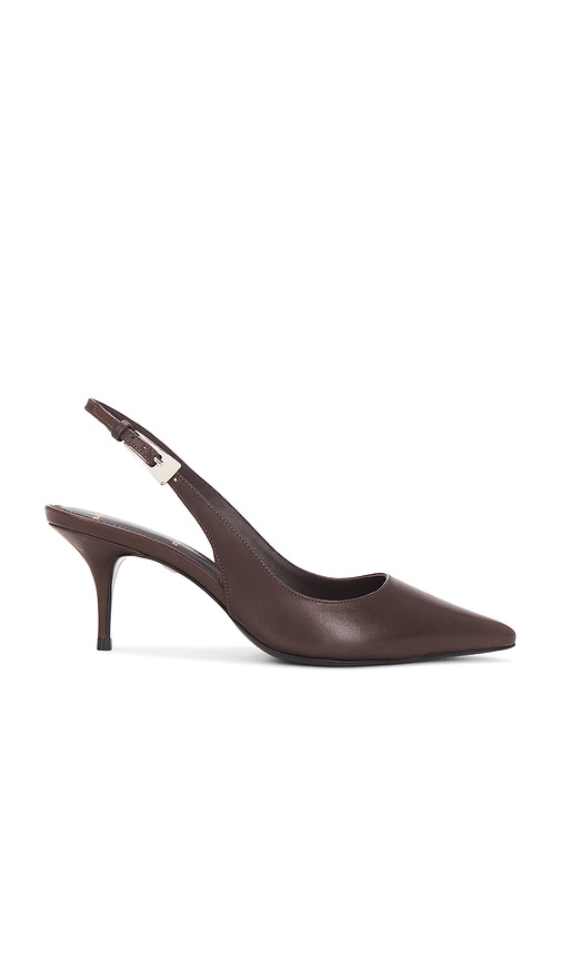 Black Suede Studio Branca 65 Pump In Brown