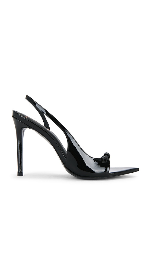 Black Suede Studio Heidi 100 Slingback In Black