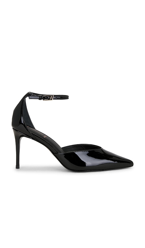Black Suede Studio Darcie 80 Pump In Black