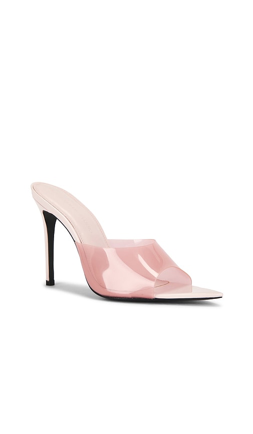 Black Suede Studio Bella Mule In Pink