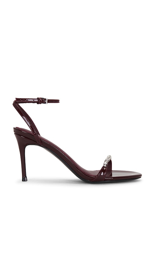 BLACK SUEDE STUDIO Iness 80 Sandal in Wine. - size 36 (also in 37, 38, 39, 40)