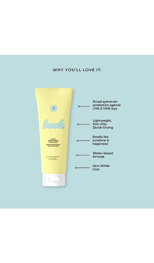  Bask Suncare Loción Humectante Transparente Spf 30 Spf 30 Sheer Moisturizing Lotion En Color Belleza: Na Talla All . 