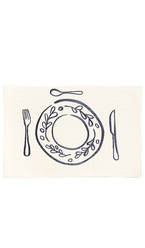 Shop Business & Pleasure Co. Placemat Set Of 4 In Navy