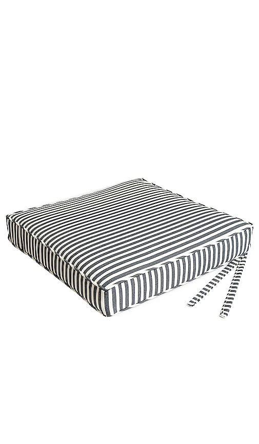 SEAT CUSHION – LAURENS NAVY STRIPE