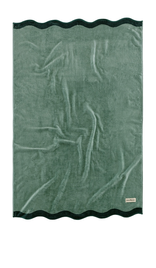 Business & Pleasure Beach Towel In Rivie Green