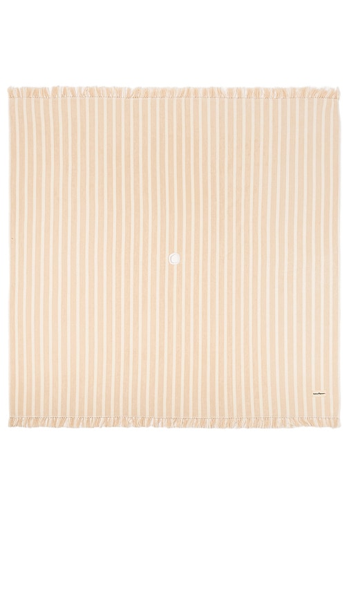 Shop Business & Pleasure Beach Blanket In Monaco Natural Stripe