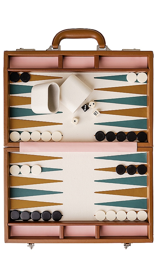 business & pleasure co. Backgammon Set in Antique White