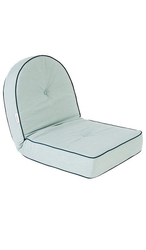 Business & Pleasure Reclining Pillow Lounger In Rivie Green