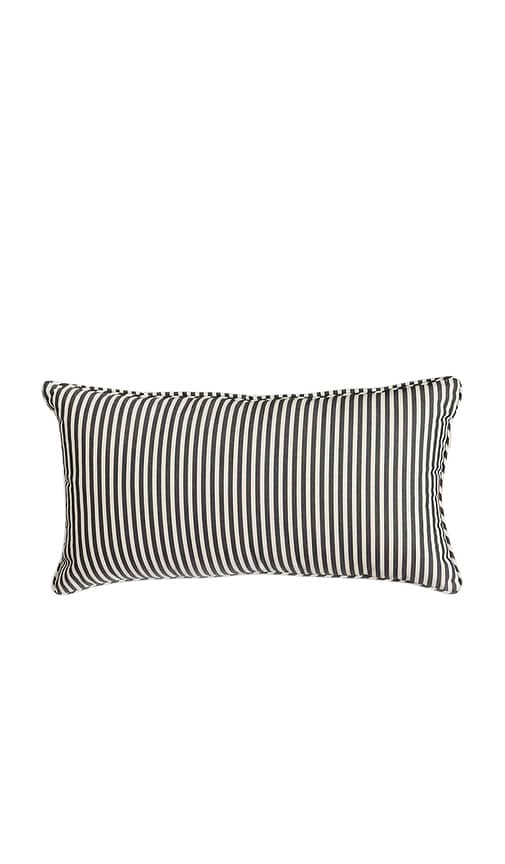 Business & Pleasure Throw Pillow In Laurens Navy Stripe