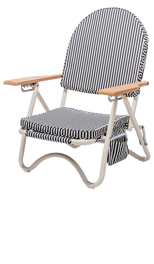 Shop Business & Pleasure Pam Chair In Laurens Navy Stripe