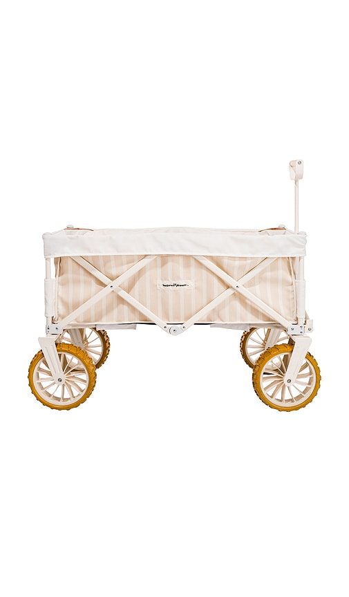 business & pleasure co. Beach Cart in Monaco Natural Stripe