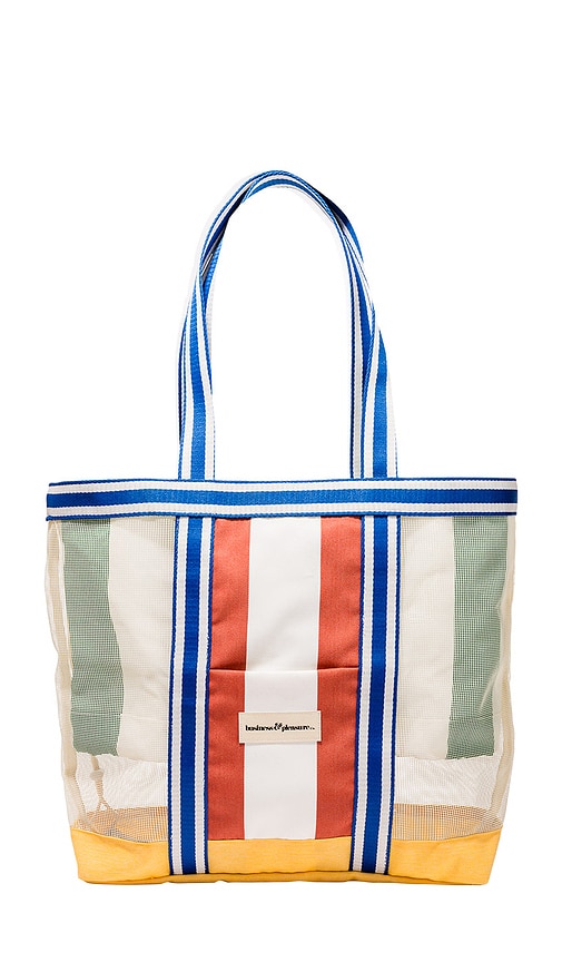 Business & Pleasure Mesh Beach Bag