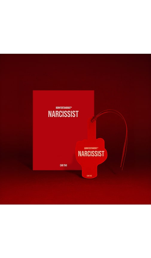 Borntostandout Narcissist Car Tag