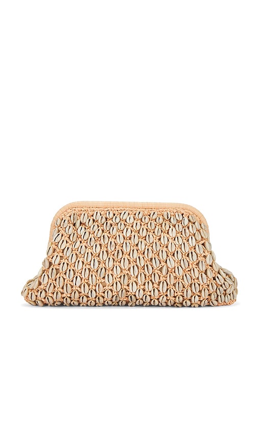 Shelby Clutch in Cream.