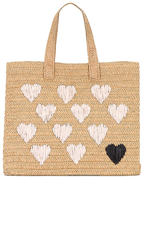Shop Btb Los Angeles Be Mine Tote In Sand & Dusty