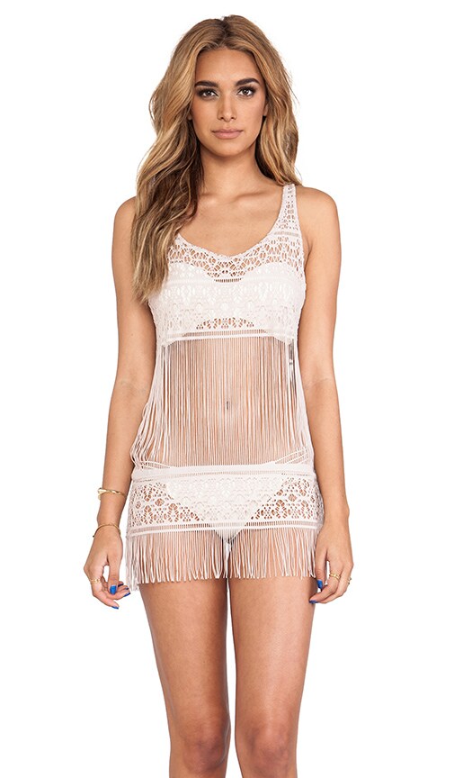 Crochet Fringed Dress