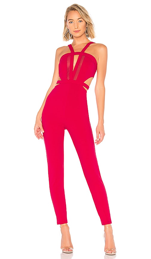 hot pink jumpsuit