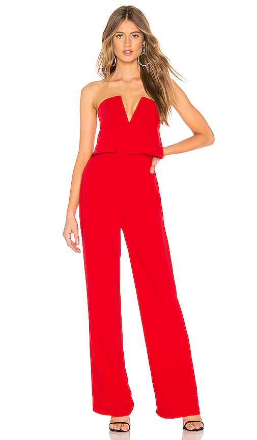 alc red jumpsuit