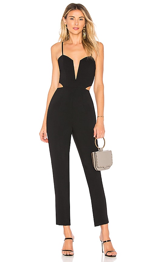 cut out waist jumpsuit