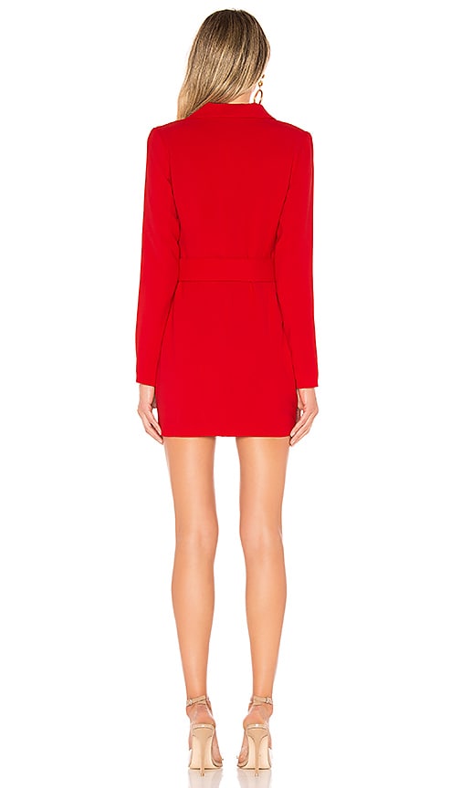 joan belted blazer dress