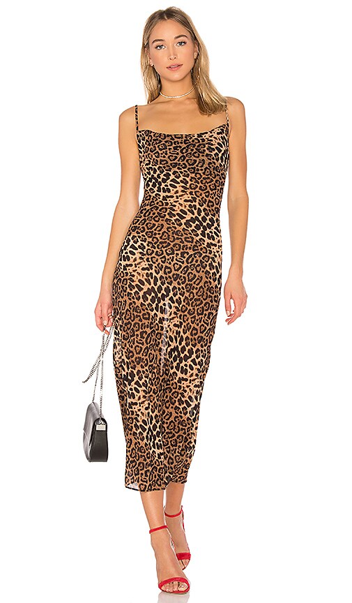 revolve cheetah dress