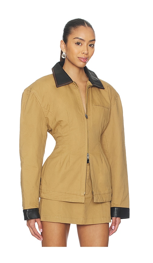 Bubish Olivia Cinched Country Jacket In Brown