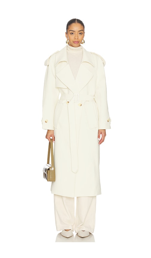 Bubish Dillon Trench Coat In White