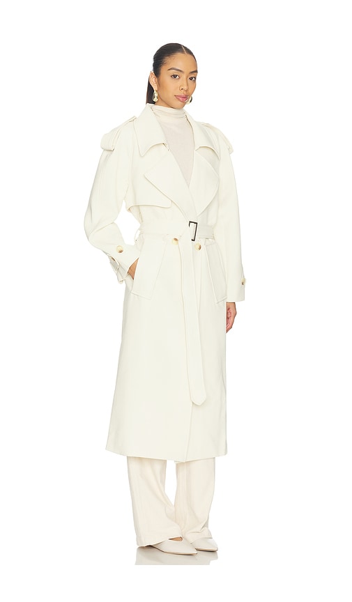 Bubish Dillon Trench Coat In White
