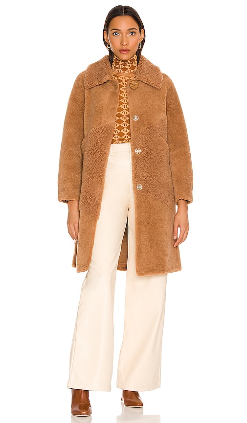 Bubish Carrie Coat in Chestnut | REVOLVE