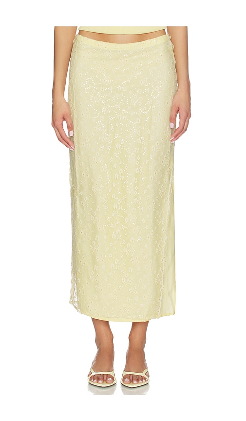Bubish Hazel Sequin Lace Skirt In Multi