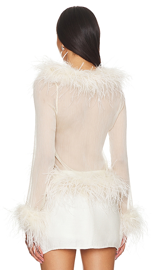  Bubish Bluse Gigi Feather In Ivory. Größe M. Also In L, Xl. 