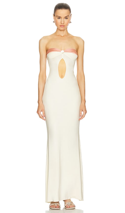 BUCI Bloom Dress in Almond & Blossom | REVOLVE