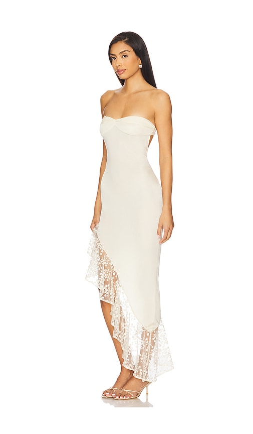  Buci Midi-kleid Orchid In Cream. Größe L. Also In Xs. 