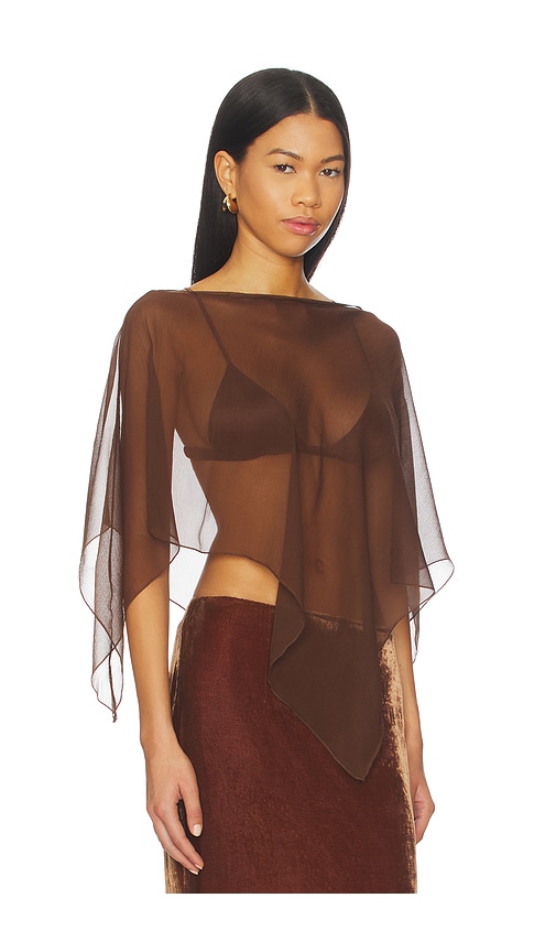 Buci Honeycrisp Poncho In Brown