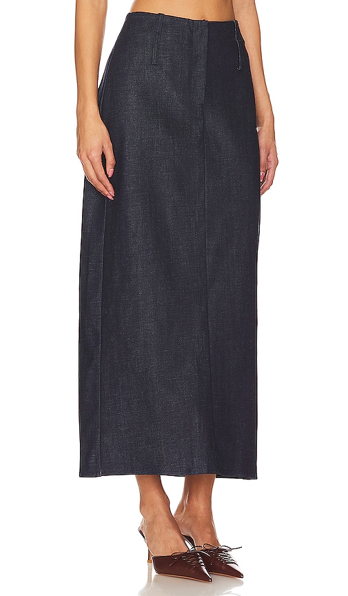 Shop Buci Maxi Skirt In 牛仔