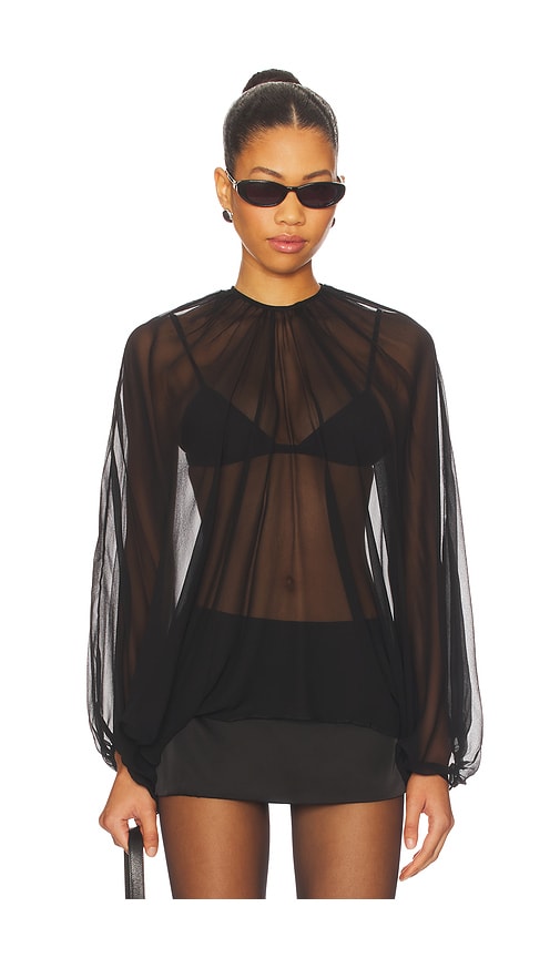 Buci Cafe Blouse In Black