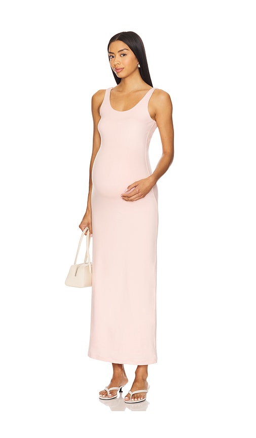 The Ella Midi Dress in Blush. - size XL (also in L, M, S, XS)