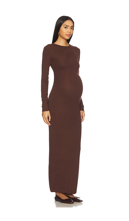  Bumpsuit Maxikleid Soft In Chocolate. Größe S. Also In M, L. 