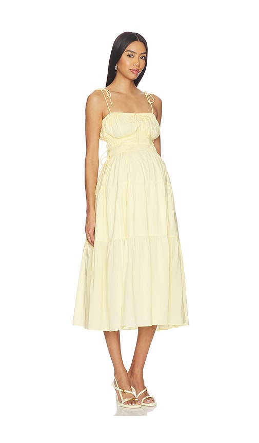  Bumpsuit Sommerkleid Shirred In Yellow. Größe M. Also In L, Xl. 