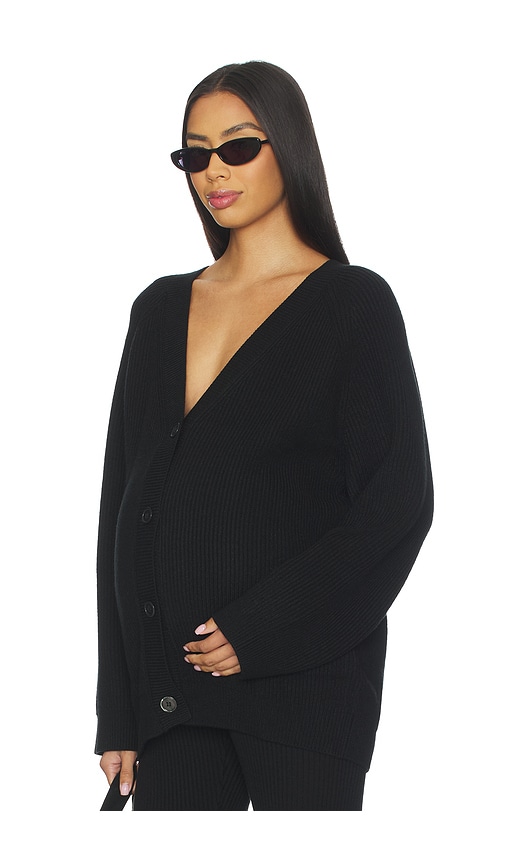 Bumpsuit Cozy Knit Cardigan In Black
