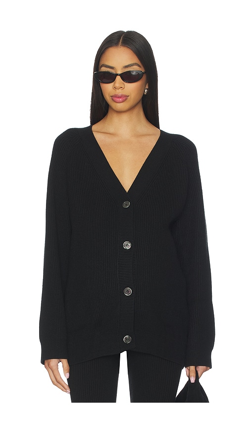 Bumpsuit Cozy Knit Cardigan In Black