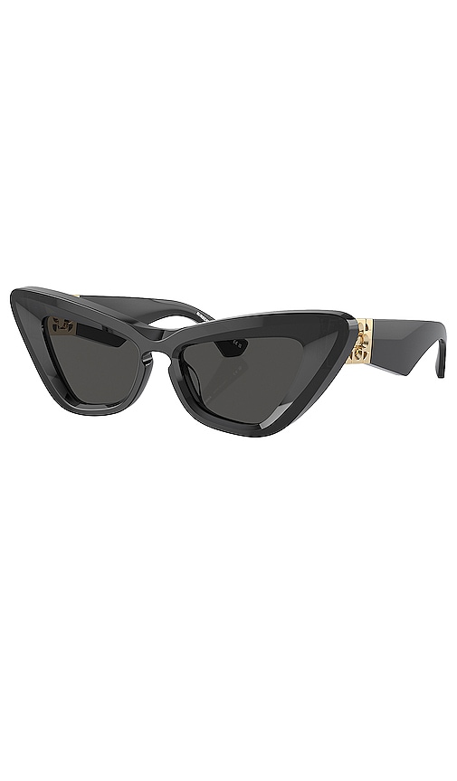 Shop Burberry Cat Eye Sunglasses In 다크 그레이