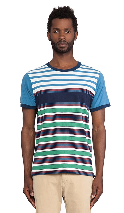 Striped Crew Neck Tee
